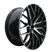 Picture of 19 Inch - Bolt - 5x112 - Black Machined Face
