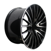 Picture of 18 Inch - Montana - 5x112 - N/W -  Gloss Black Machined Face