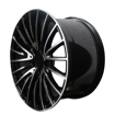 Picture of 18 Inch - Montana - 5x112 - N/W -  Gloss Black Machined Face