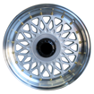 Picture of 17 inch -  Santiago BSS  - 4X100/108 - Silver Lip Gold Rivet