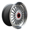 Picture of 17 inch - Berlin Pro - 8X100/108 - Silver Lip Gold Rivets