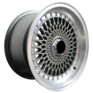 Picture of 15 Inch -  R Edge Supermesh BSS  - 8X100/114.3 - Grey Lip Silver Rivet