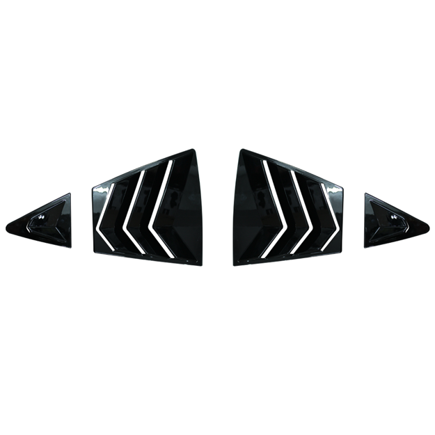 Picture of 20+ Corolla Rear Window Louver (Gloss Black - 4 pcs)