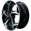 Picture of 17 inch Polo 8 R Line Style - 5x100 - Black Machined Face