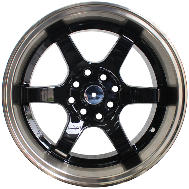 Picture of 15 Inch - TE37 -  Black Machined Lip + Bronze Coat
