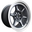 Picture of 15 inch - Crest - 8x100/114 - Matt Grey/ Machined Lip
