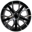 Picture of 18 inch - Olive  - 5x112 - Black Machined Face