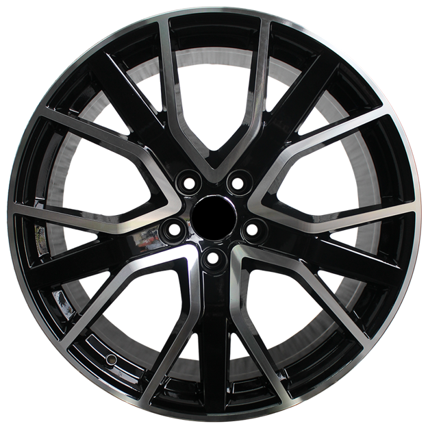 Picture of 18 inch - Olive  - 5x112 - Black Machined Face