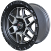 Picture of 18 inch - Outback- 6x139 - Matt Black Machined Face