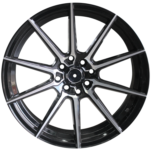 Picture of 17- inch Dominant - 4x100/114 -  Black Machined Face