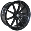 Picture of 17- inch Dominant - 4x100 -  Black Machined Smoked Face