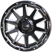 Picture of 20 inch - Disciple - 6x135/139 -  Gloss Black + Milling