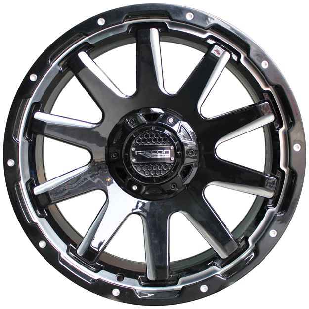 Picture of 20 inch - Disciple - 6x135/139 -  Gloss Black + Milling
