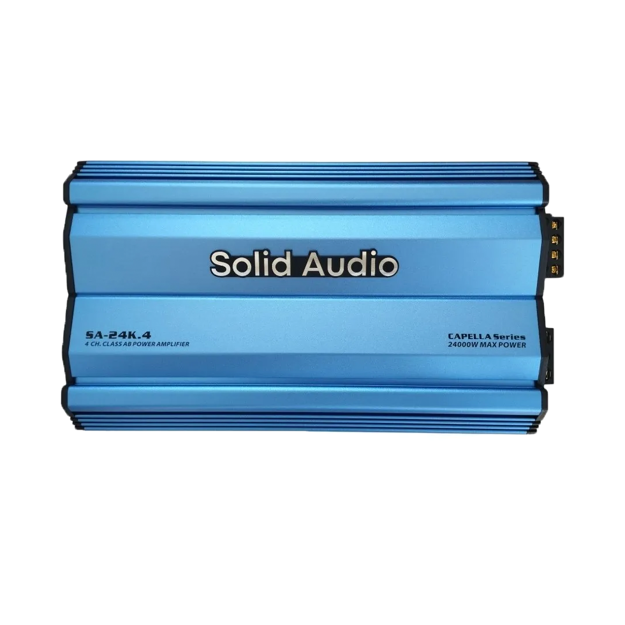 Picture of Solid Audio SA-24K.4 Capella Series 24000 Watts 4 channel Multi Class AB Car Amplifier