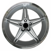 19 inch - Stanza - N/W - 5x114.3 - Silver Machined Lip