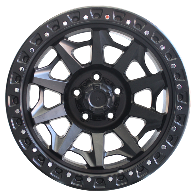 17 inch - Warlord - 5x114.3 - Gunmetal Gray/Black