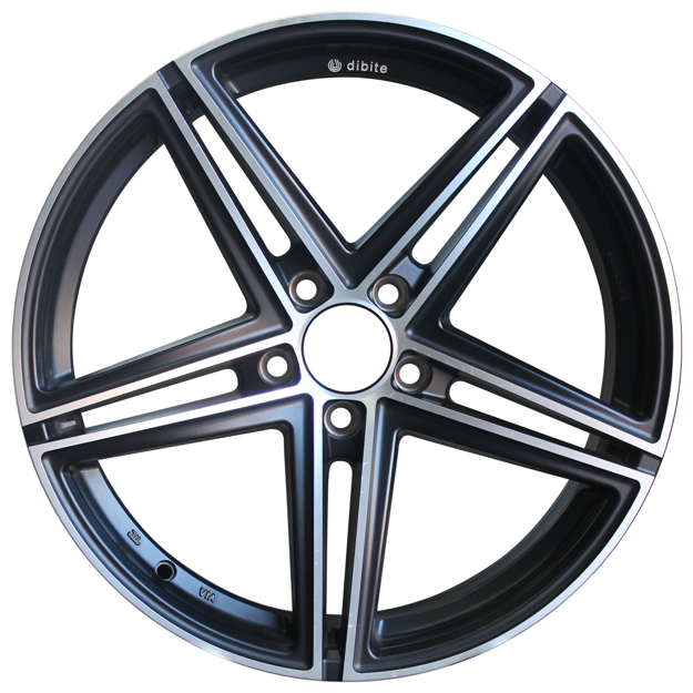 18-Inch - Dibite Reps - 5x114 - Black Machined Face