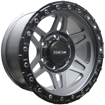 15 Inch - Method - 6x139.7 - Matte Grey + Matt Black Lip