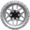 17 Inch - Outback - 6x139 - Silver Machine Face