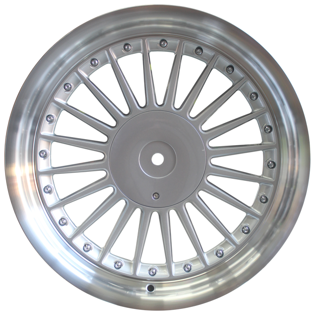 17 Inch - Berlin OG - 5x120- Silver Machine Lip