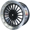 17 Inch - Berlin OG - 5x120- Black Machine Lip