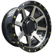 16 Inch - Nexus - 6x139.7 - Black Machine Face + Bronze