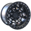 15 inch - Hunter - 6x139 - Matte Black