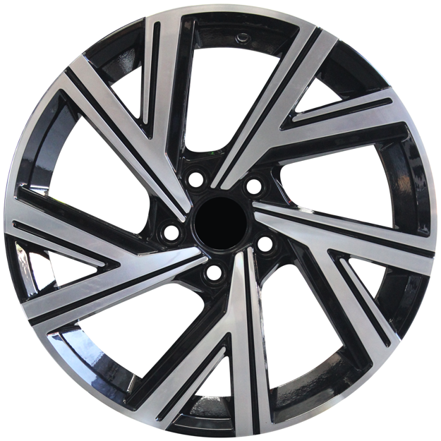 17 Inch - Golf 8 GTI Style - 5x112 - Black Machined Face