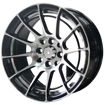 15 Inch - Volatile - 4X100/114 - Machine Black + Undercut