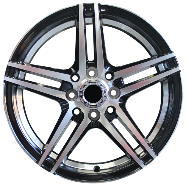 15 Inch - Rupture - 4X100/114 - Black Machine Face + Undercut