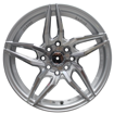 15 Inch - XLR8 - 4x100/114 -  SILVER MACHINE FACE