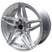 15 Inch - XLR8 - 4x100/114 -  SILVER MACHINE FACE
