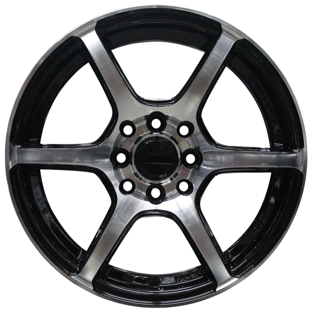 15 inch - Stoney - 4x100/114 - Machine Black