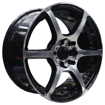 15 inch - Stoney - 4x100/114 - Machine Black
