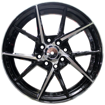 15 Inch - Rochester - 4X100/114 - Black Machine Face + Undercut