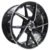 15 Inch - Rochester - 4X100/114 - Black Machine Face + Undercut