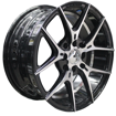 15 inch - Stigmata - 4X100/114 - Black Machine Face + Undercut