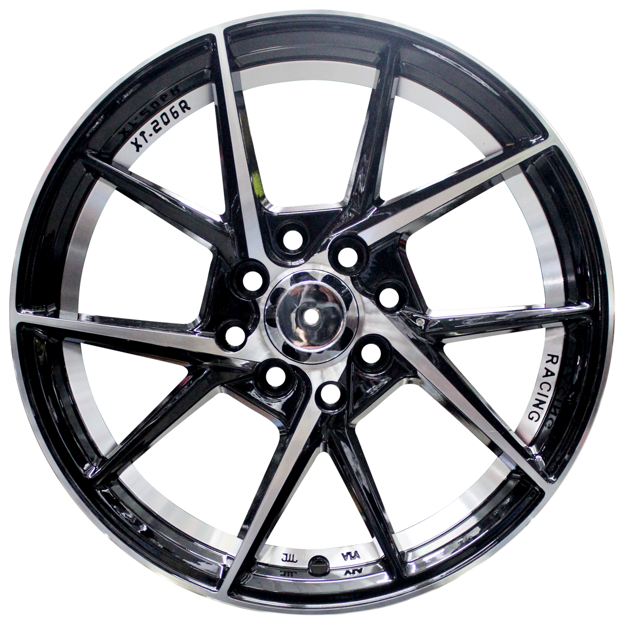 15 Inch - Rochester - 4X100/114 - Black Machine Face + Undercut