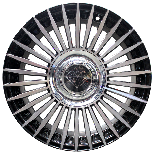 17 inch - Aasta - 5x112 - Black Machined Face