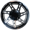 17 inch - Liberator - 6x139 - Black Smoked Machine Face