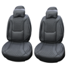 Deluxe Universal 12PC Seat Covers (Black + Black Line) (PVC)