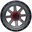 20 Inch - Havoc - 6x135/139 -  Matt Black Mach Face w/ Coating