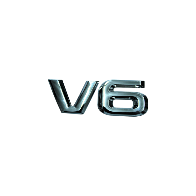 V6 (CHROME) Sticker