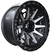 17 inch - Hunter - 6x139 - Matte Black Machined Spoke