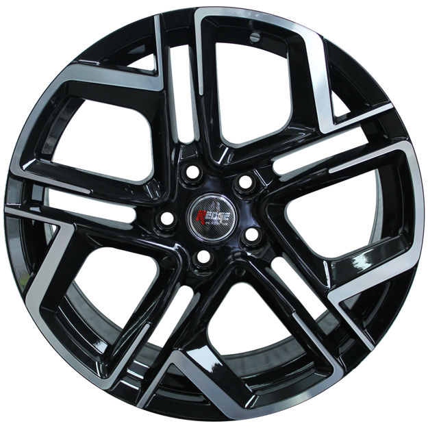 17 Inch - Fury - 5x100 - Black Machined Face