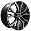 17 inch - Diego - 5x100 - Black Machined Face