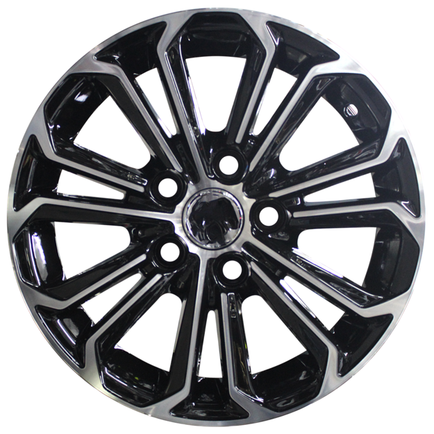 15 Inch - Ashburne - 5x114 - Black Machined Face