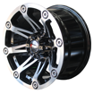 15 Inch - Hazzard - 6x139 - Black Machine Lip