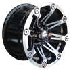 15 Inch - Hazzard - 6x139 - Black Machine Lip