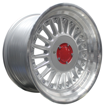 15 inch - Berlin Pro - 4X100/114 - Silver Machined Lip